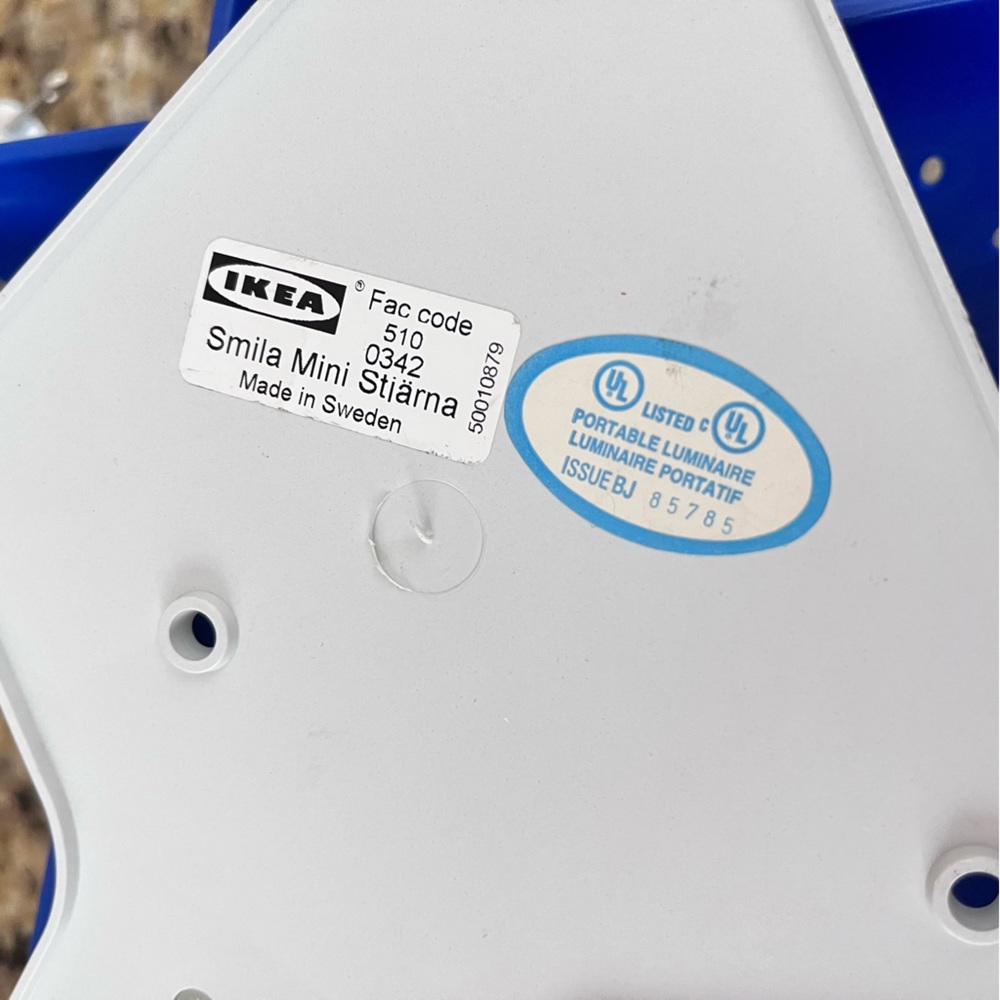 IKEA Smila Wall Mount Blue Star Light - Picture 5 of 13